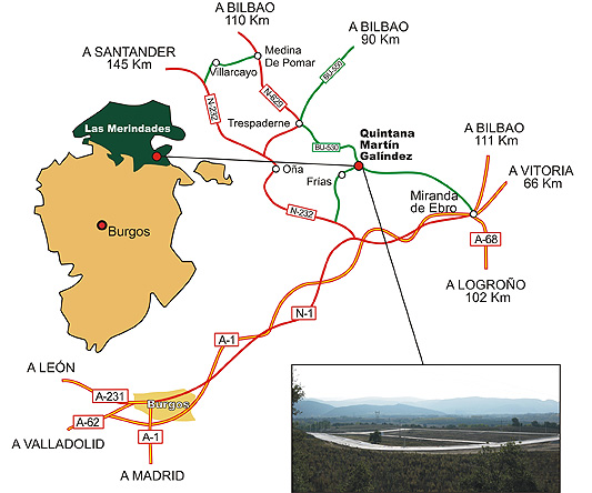 Plano de situacin del Parque Empresarial
