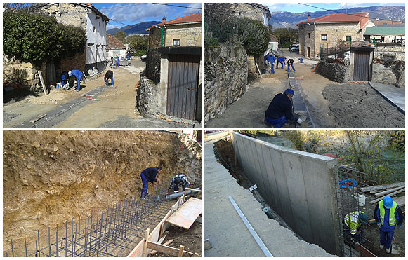 Obras en Santa Mara de Garoa y Quintana Mara