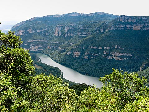 Vistas del Embalse de Sobrn desde el Valle de Tobalina